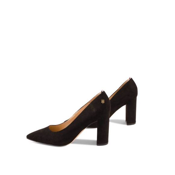 NEW TOMMY HILFIGER abilene heeled sandal in black - Picture 2 of 3